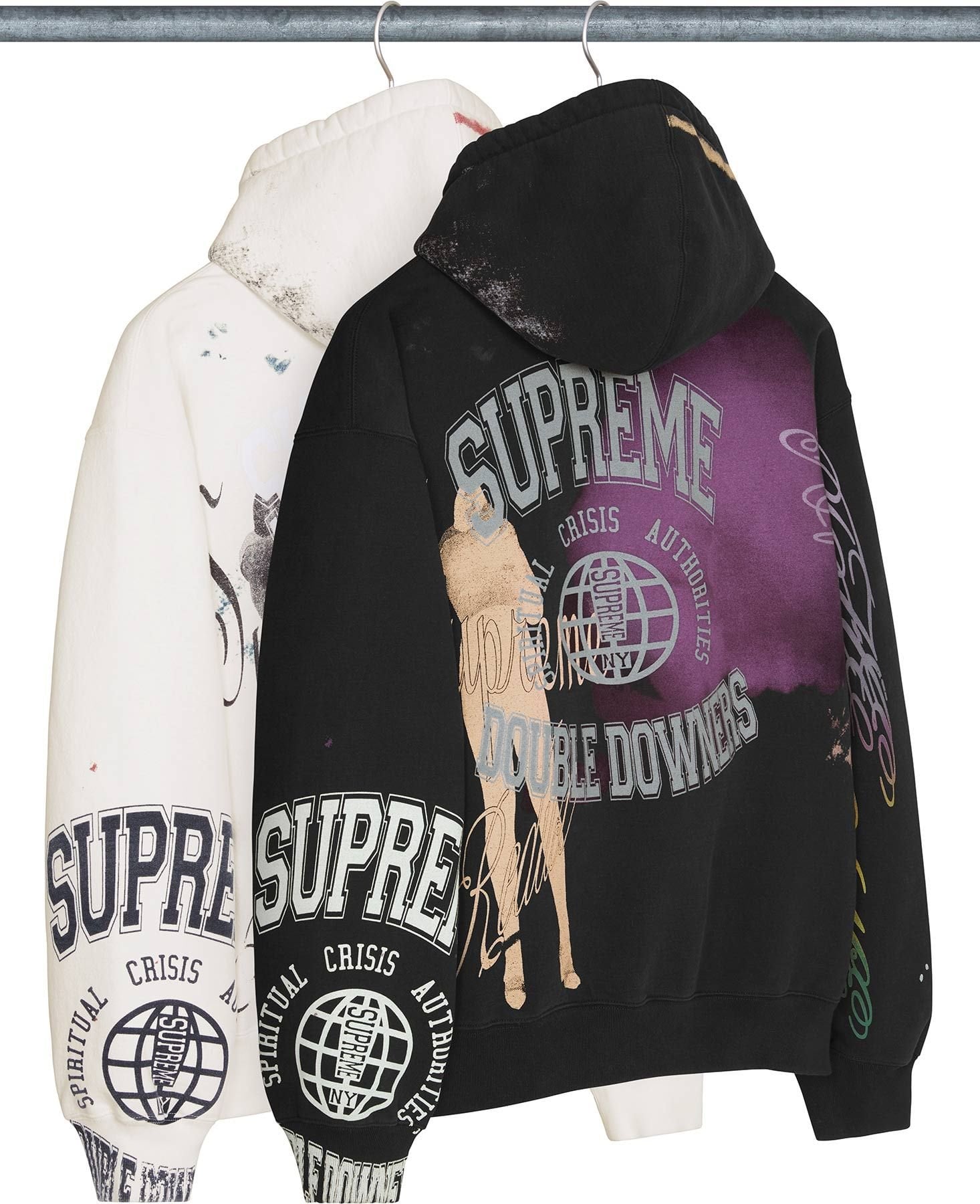 Overprint Hooded Sweatshirt view 2